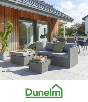 Dunelm - Garden furniture set in sunny garden space