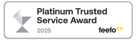 Feefo Platinum Trusted Service Award 2025