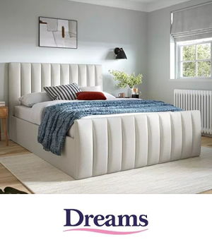 Dreams - Bedroom with white divan bed