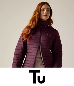 Tu Clothing - Woman wearing Regatta branded purple coat