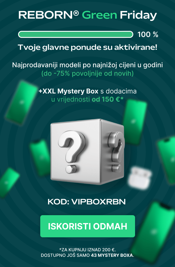 REBORN® Green Friday Mystery Box - prejmi brezplačen paket dodatkov v vrednosti 150 € - Prevzemi ga zdaj!