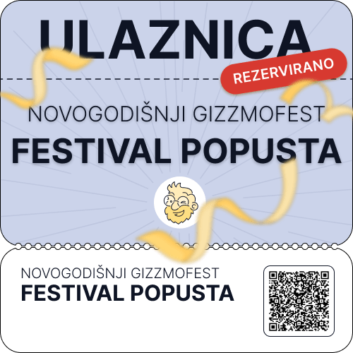 ULAZNICA - NOVOGODIŠNJI GIZZMOFEST - FESTIVAL POPUSTA