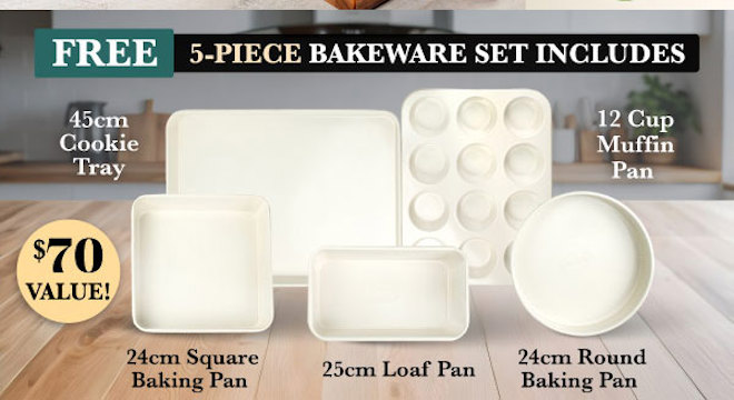 Gotham Steel Hammered Cream 4