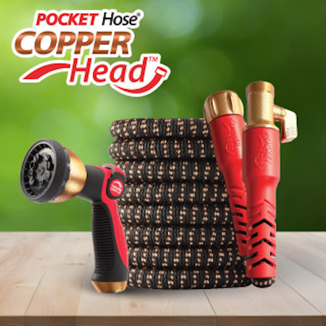 Pocket Hose Copper Head