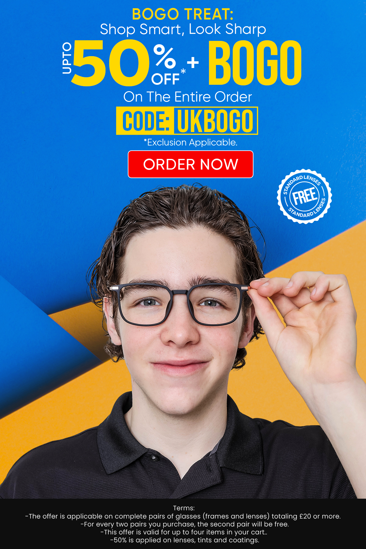 Upto 50% + BOGO (Buy 1, Get 1 Free) CODE: UKBOGO