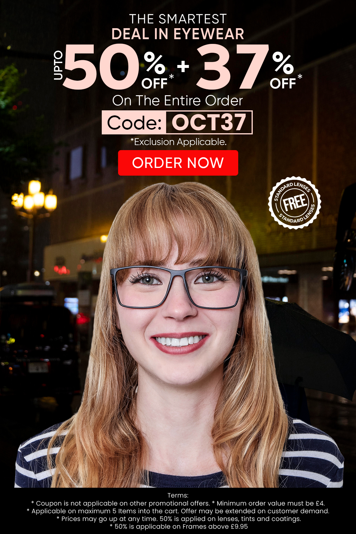 Upto 50% + 37% OFF On The Entire Order CODE: OCT37