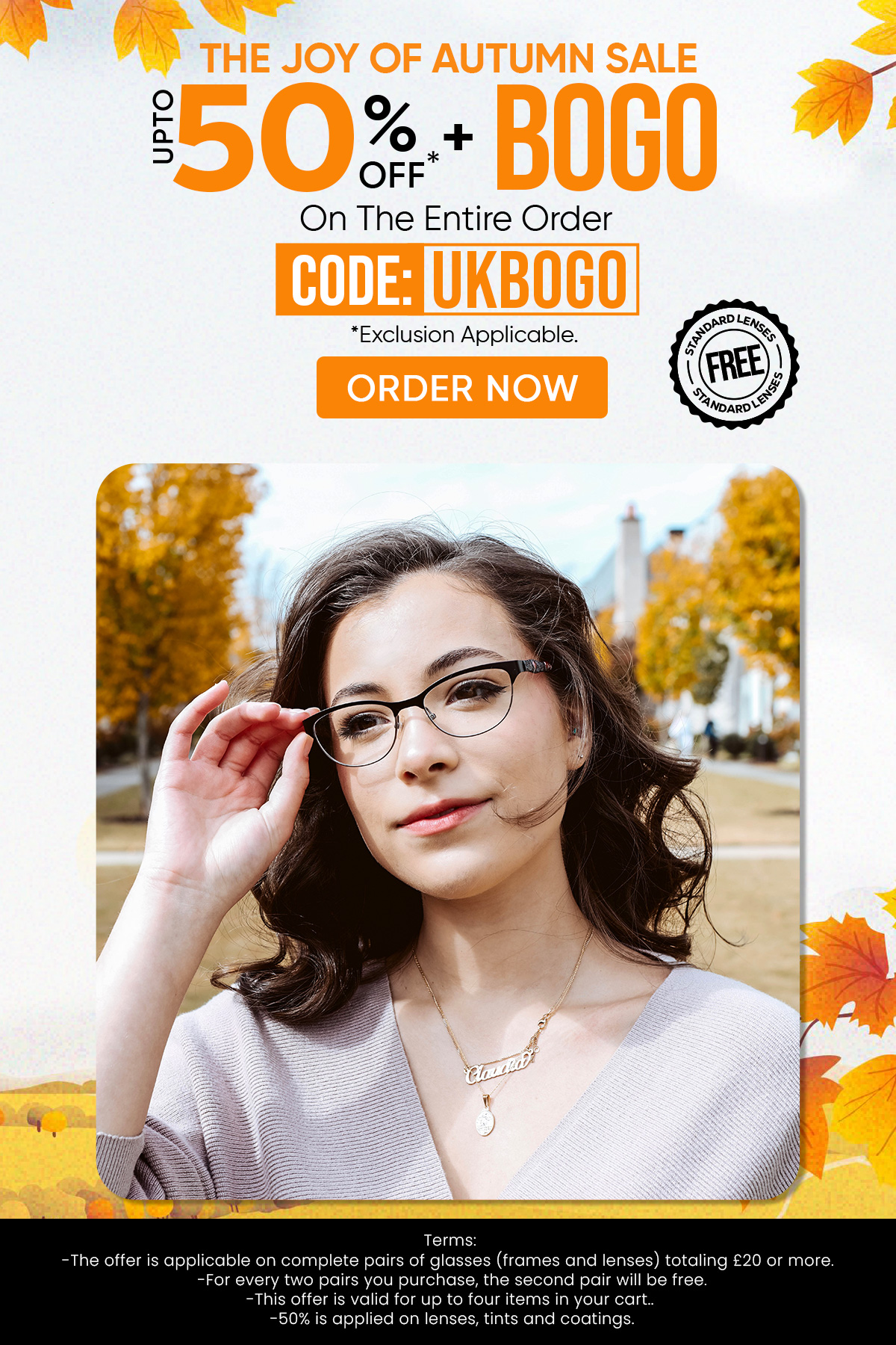 Upto 50% + BOGO (BUY 1, GET 1 FREE) CODE: UKBOGO