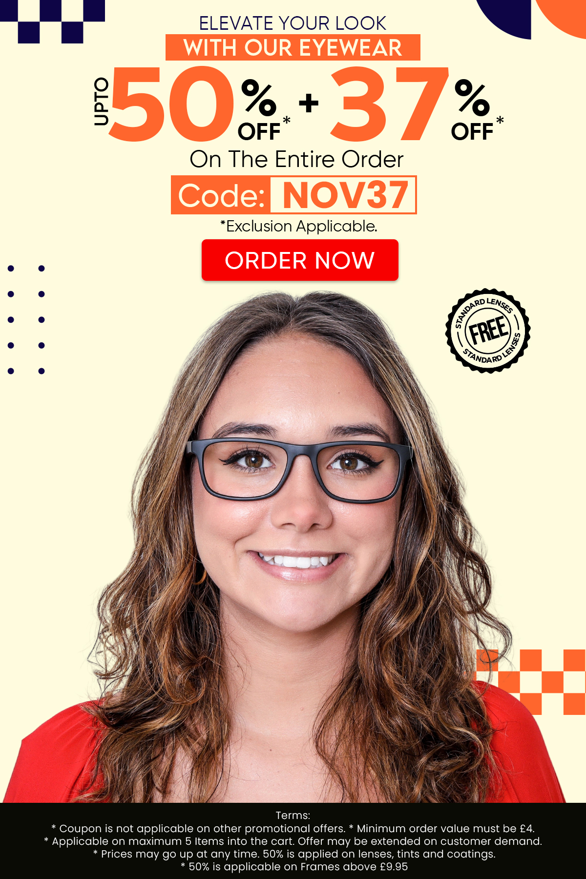 Upto 50% + 37% OFF On The Entire Order CODE: NOV37