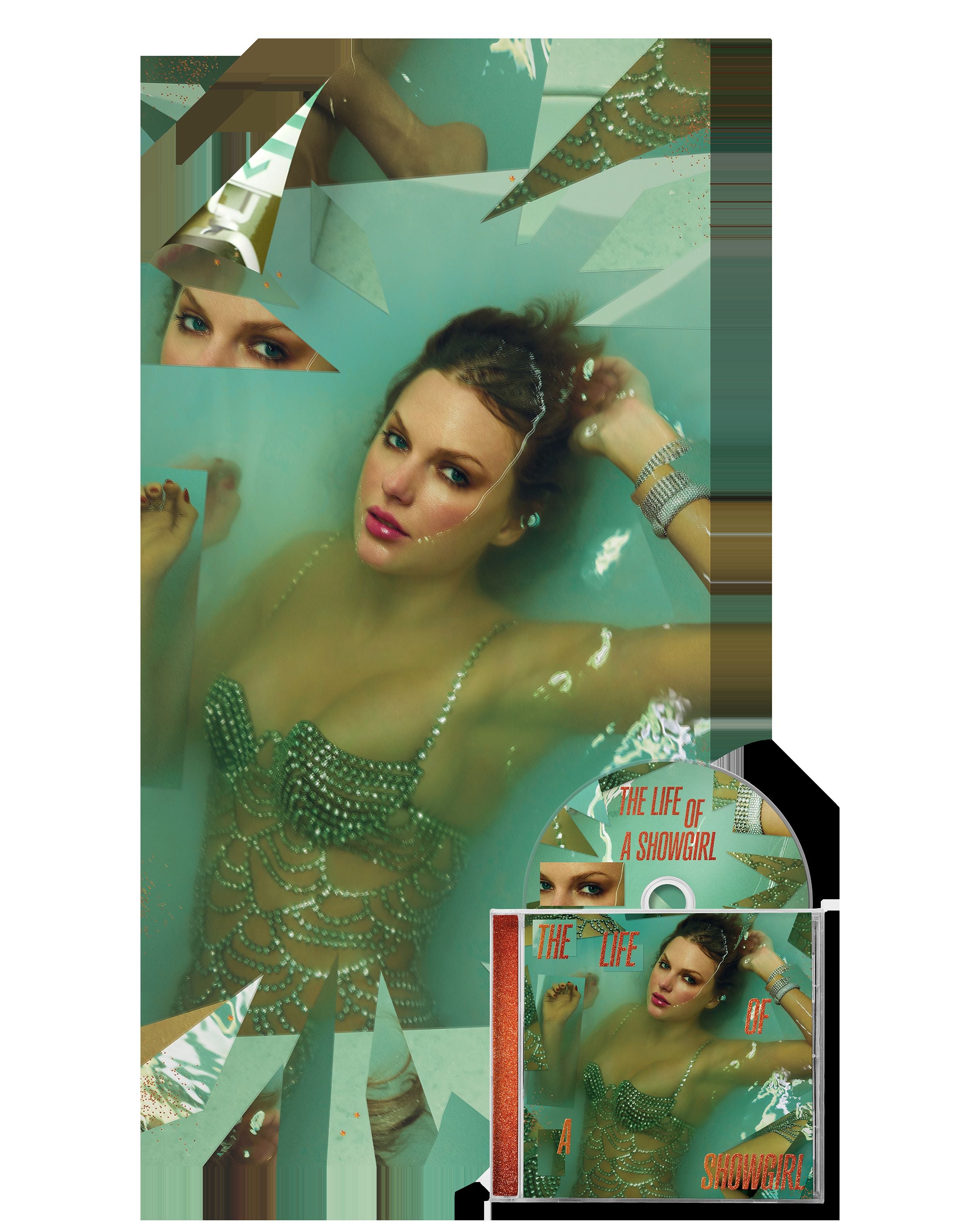 Image of The Life of a Showgirl: Sweat And Vanilla Perfume CD With Poster - Taylor Swift [CD]