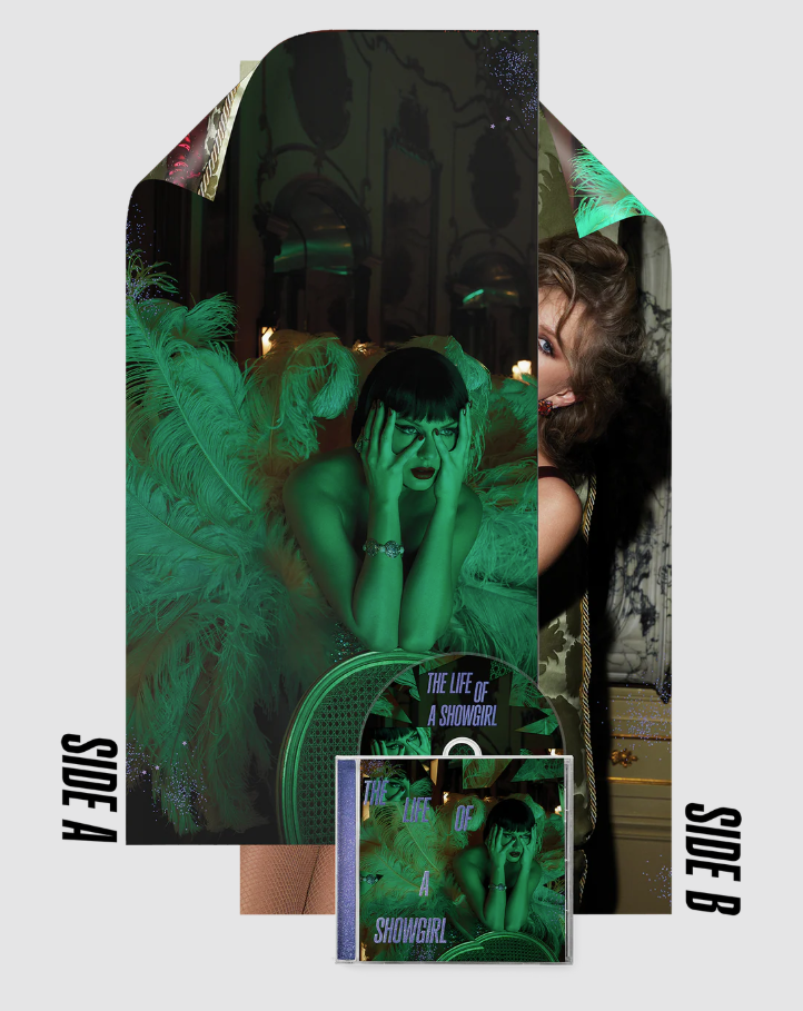 Image of The Life Of A Showgirl: It’s Rapturous Edition With Poster - Taylor Swift [CD]