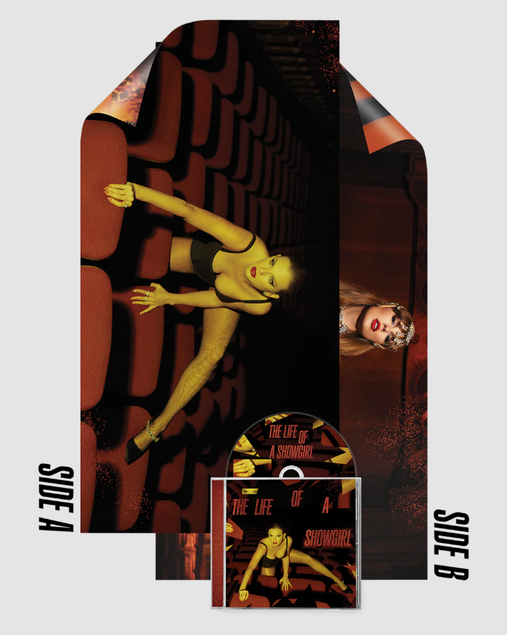 Image of The Life Of A Showgirl: It’s Frightening Edition With Poster - Taylor Swift [CD]