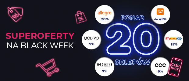 SUPEROFERTY NA BLACK WEEK