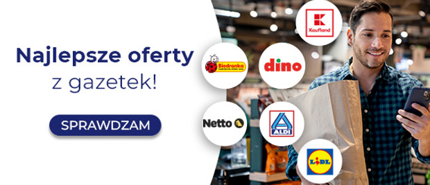 Zakupy spożywcze z gazetkami na goodie lub online z cashbackiem