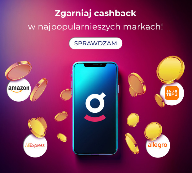 Zgarniaj cashback w topowych markach na goodie