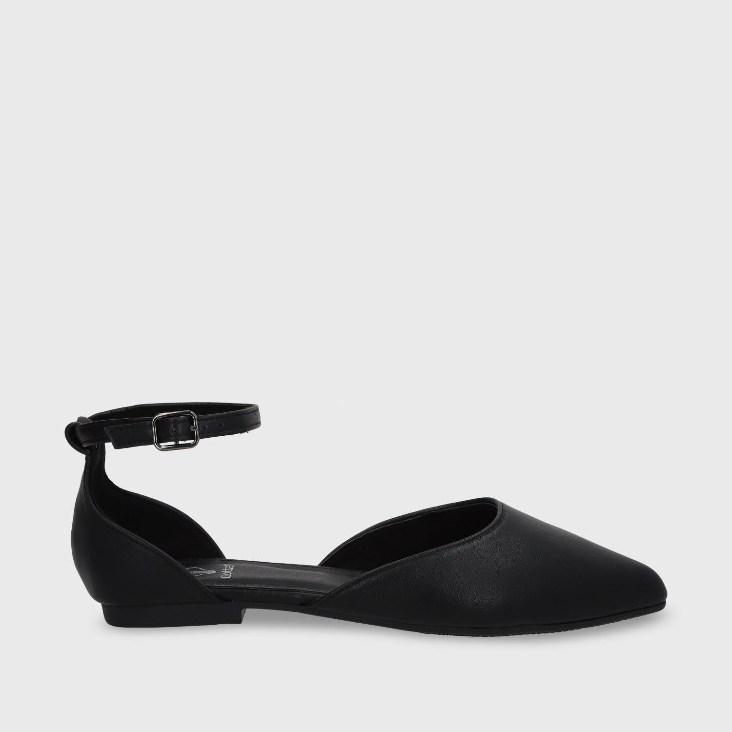 Image of Ballerina Plano Negro Mujer 54010