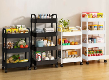 Mobile Storage Trolley Rack