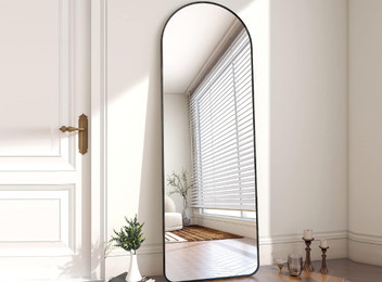 Aluminum Alloy Frame Arched Mirror