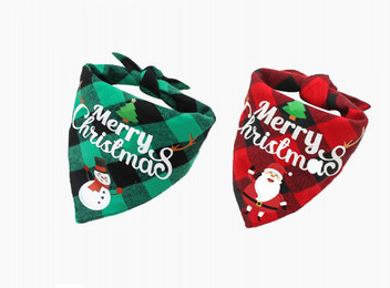 Christmas Pet Triangle Bandana