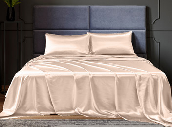 4pcs Royal Comfort Satin Sheet Set