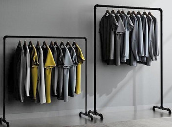 Urban Industrial Pipe Clothing Rack