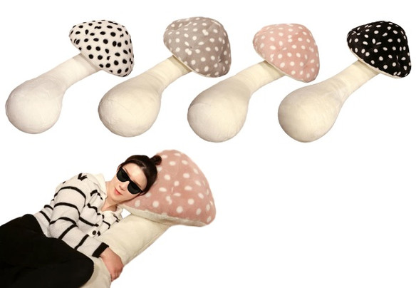 Mushroom Plush Body Pillow