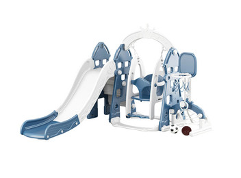 4-in-1 Kids Slide & Swing Playset