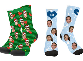 Custom Christmas Socks