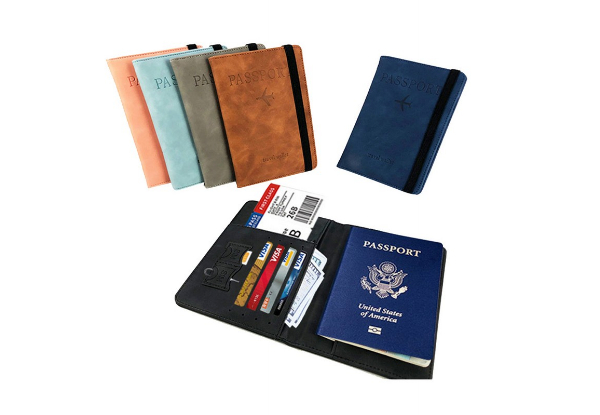 RFID Blocking Passport Holder