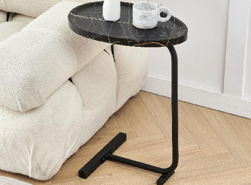 C-Shaped Side Table