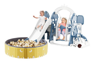 Slide Swing Set w/ Ball Pool