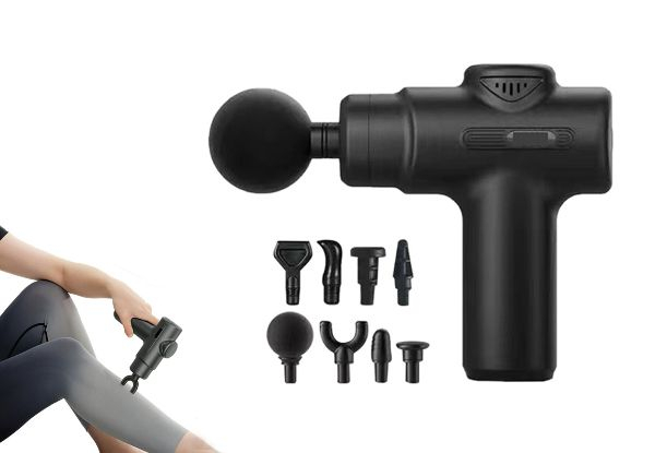 Massage Gun with 8 Massage Heads