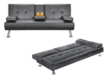 Convertible Sofa Bed w/ Holders