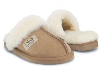 Ugg Fur Trim Sheepskin Scuffs