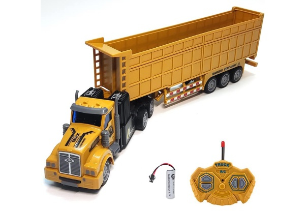 Dump Truck with Trailer Toy