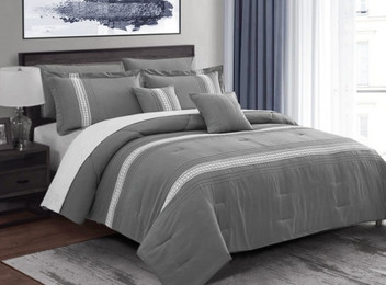 Seven-Piece Oversized Comforter Set