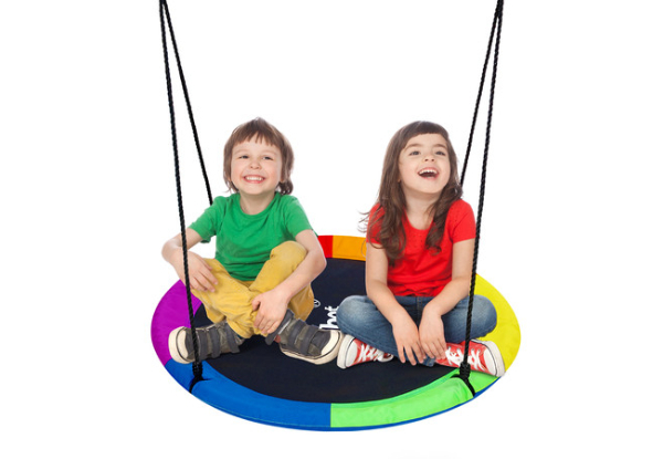 Kids Tree Flying Saucer Swing Set