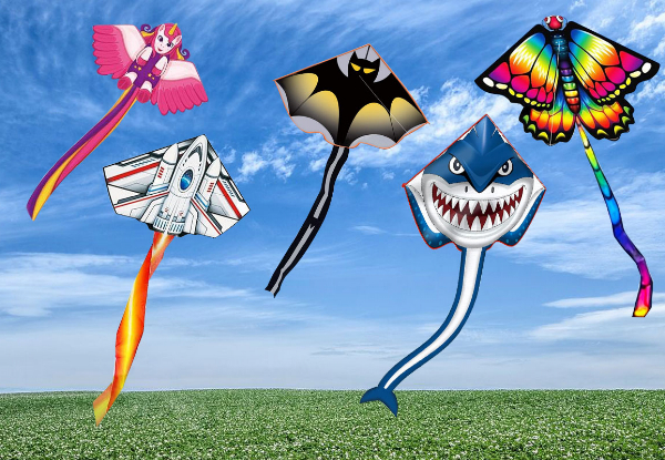 Kids Huge Delta Kite with Tail