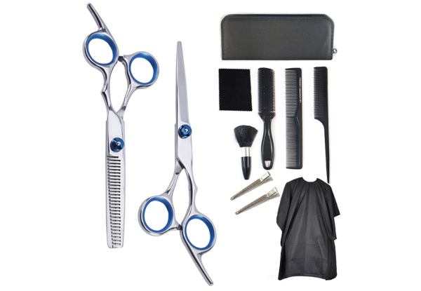 11-Piece Hair Cutting Scissors Kit