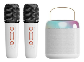 Mini Karaoke Speaker with 2 Mics