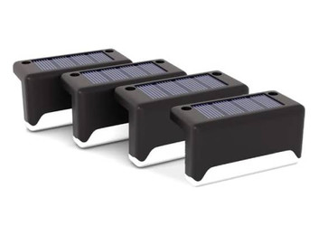 4pcs Outdoor Solar LED Deck Lights