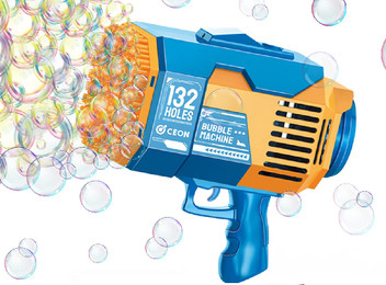 132-Hole Auto Bubble Gun