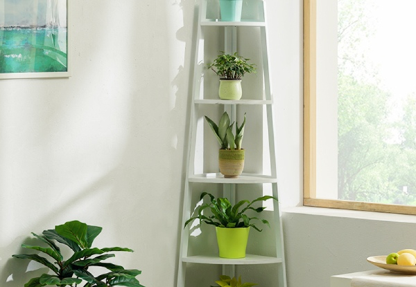 Bamboo Plant Corner Rack