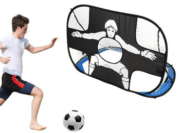 2-in-1 Kid's Soccer Pop-Up Goal Net