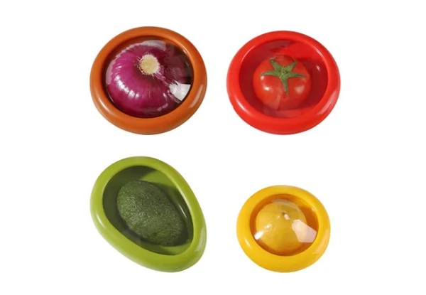 4pc Fruit & Vegetable Container Set