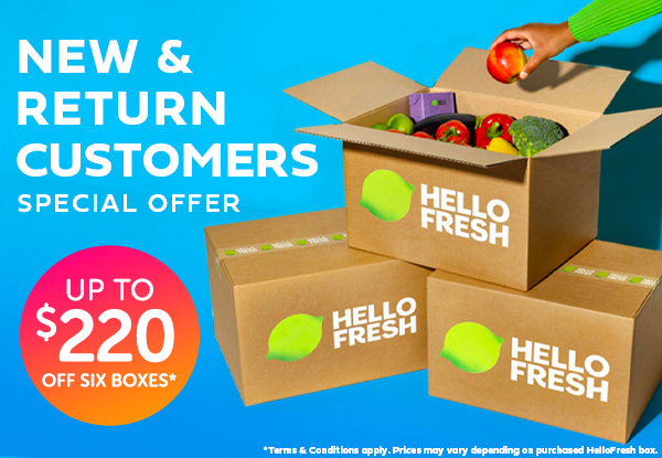 HelloFresh Return Customer Special