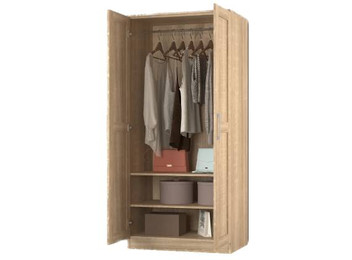 2-Door Wardrobe Cabinet