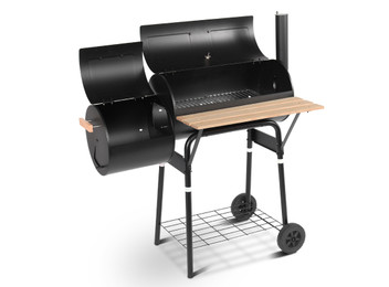 Two-in-One BBQ Grill & Smoker