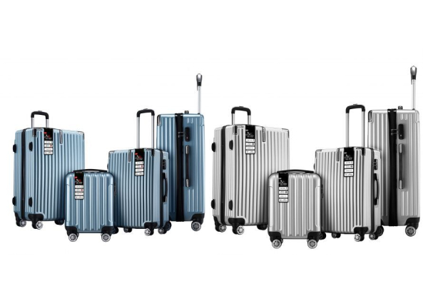 4pcs Checked Luggage Set