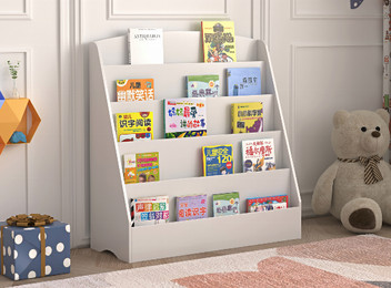 5-Tier Kids Wooden Bookshelf