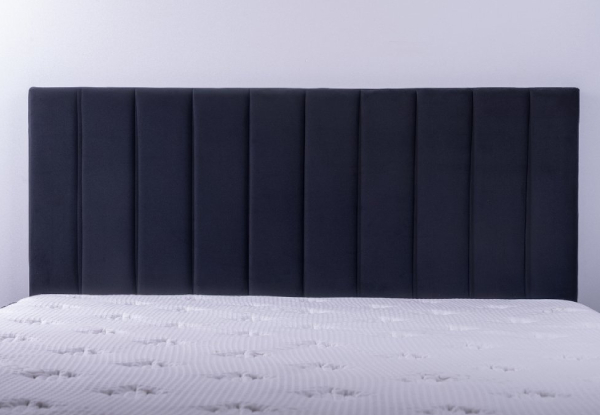 Josie Black Velvet Headboard